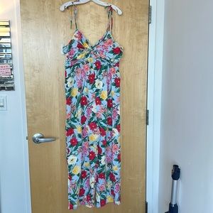 Old Navy Floral Smocked Jumpsuit